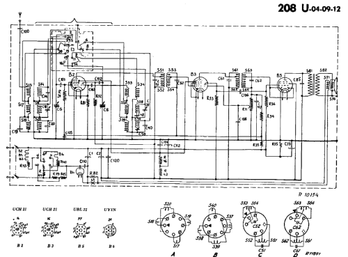 Philetta 208U-04; Philips; Eindhoven (ID = 2008262) Radio