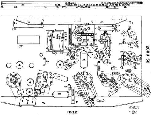 Philetta 208U-50; Philips; Eindhoven (ID = 2009935) Radio