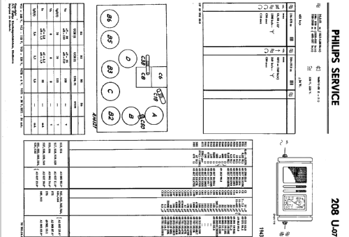 Philetta 208U-07; Philips; Eindhoven (ID = 36484) Radio