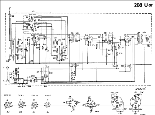 Philetta 208U-37; Philips; Eindhoven (ID = 36490) Radio