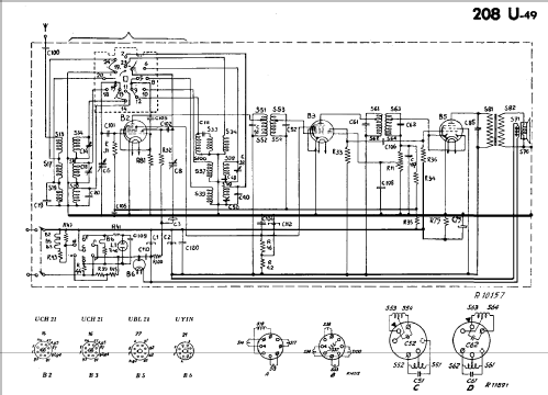 Philetta 208U-49; Philips; Eindhoven (ID = 36506) Radio