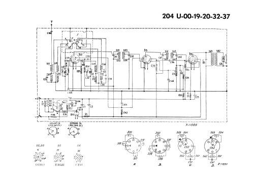 Philetta II 204U-19; Philips; Eindhoven (ID = 2858739) Radio