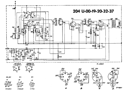 Philetta II 204U-20; Philips; Eindhoven (ID = 2320296) Radio