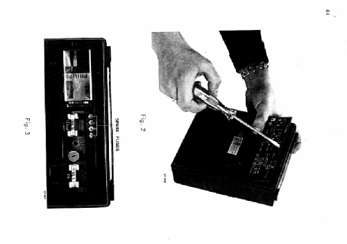 Electronic VAΩ Meter PM2503; Philips; Eindhoven (ID = 427879) Equipment