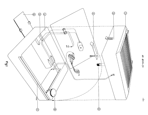 Portable Record Reproducer AG4026 /90 /90A Ch= AG2026-90; Philips; Eindhoven (ID = 2599104) R-Player