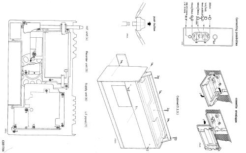 Radio-Recorder 22RR644 /00; Philips; Eindhoven (ID = 1602340) Radio