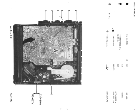 Radio-Recorder 8070 /13; Philips; Eindhoven (ID = 1150924) Radio