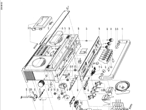 Radio-Recorder SX8694 /14; Philips; Eindhoven (ID = 1166235) Radio