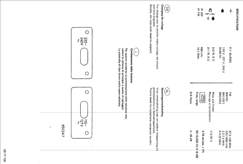 Radio-Recorder SX8698 /83; Philips; Eindhoven (ID = 1180616) Radio