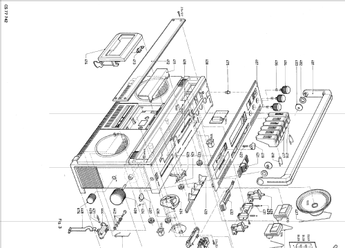 Radio-Recorder SX8698 /83; Philips; Eindhoven (ID = 1180639) Radio