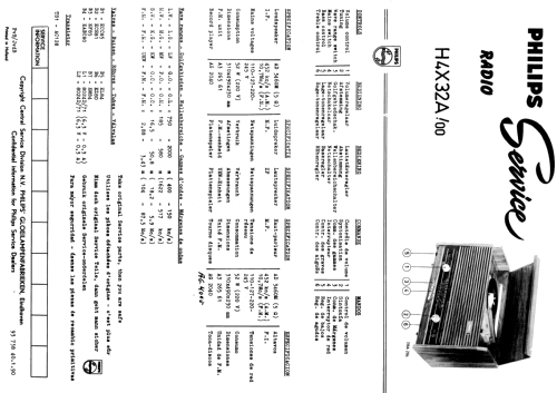 H4X32A /00; Philips; Eindhoven (ID = 2128281) Radio