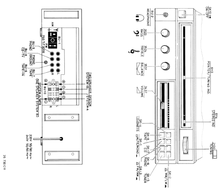 AM FM Stereo Receiver ST1504 /00 /03 /04 /08 /18 /19; Philips; Eindhoven (ID = 1900939) Radio