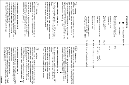 Recorder N2228 /00 /15 /50 /55; Philips; Eindhoven (ID = 1693154) R-Player