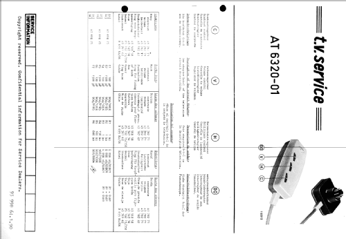 Remote Control AT 6320-01; Philips; Eindhoven (ID = 1081278) Misc