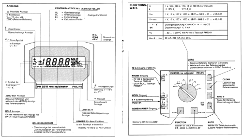 Digital RMS Multimeter PM2618X; Philips; Eindhoven (ID = 754116) Equipment