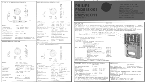 Digital RMS Multimeter PM2618X; Philips; Eindhoven (ID = 754119) Equipment