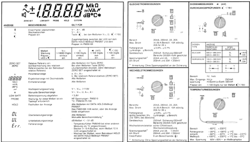 Digital RMS Multimeter PM2618X; Philips; Eindhoven (ID = 754120) Equipment