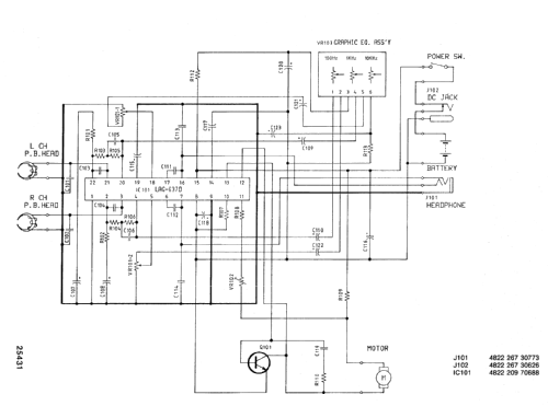 Stereo-Cassettenspieler D6616 Moving Sound; Philips; Eindhoven (ID = 2097422) R-Player