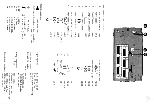 Stereo-Radio-Recorder D8278 /00 /02 /05; Philips; Eindhoven (ID = 2113709) Radio