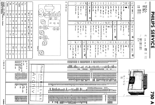 Symphonie 750A-33; Philips; Eindhoven (ID = 39670) Radio