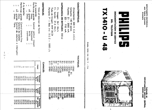 TX1410U-48; Philips; Eindhoven (ID = 834243) Televisión