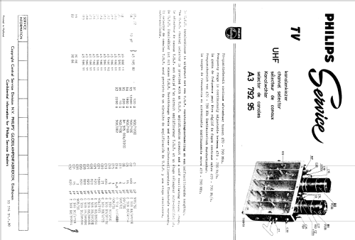 UHF Channel Selector A3 792 95; Philips; Eindhoven (ID = 1512720) Adaptor