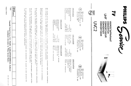 UHF Converter UVC2; Philips; Eindhoven (ID = 1076885) Converter