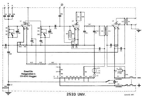 Universel 2533; Philips; Eindhoven (ID = 1685604) Radio