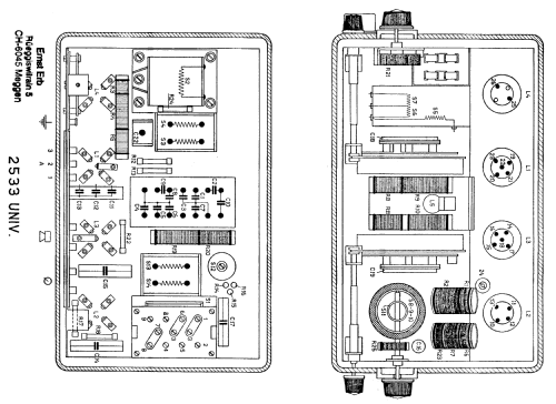 Universel 2533; Philips; Eindhoven (ID = 1685606) Radio