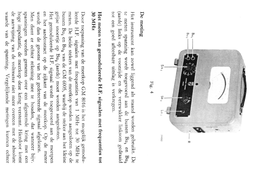 Vacuum Tube Voltmeter GM6005; Philips; Eindhoven (ID = 123432) Ausrüstung