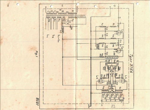 Verstärker Typ 3756 ; Philips; Eindhoven (ID = 2193643) Ampl/Mixer