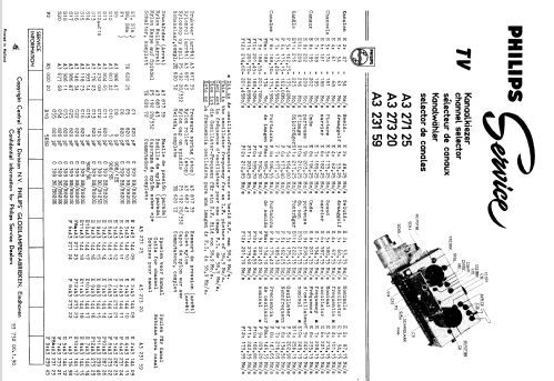 VHF Channel Selector A3 231 59; Philips; Eindhoven (ID = 1511901) Adapter