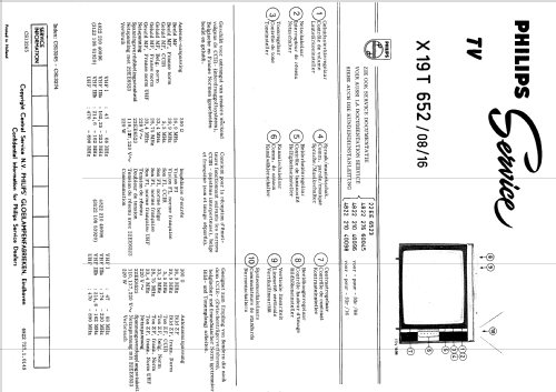 X19T652 /08; Philips; Eindhoven (ID = 1516247) Television