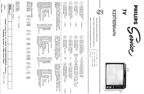 X23T605 /00 /05; Philips; Eindhoven (ID = 1516840) Television