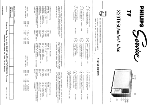 X23T650 /00 /05; Philips; Eindhoven (ID = 1516280) Television