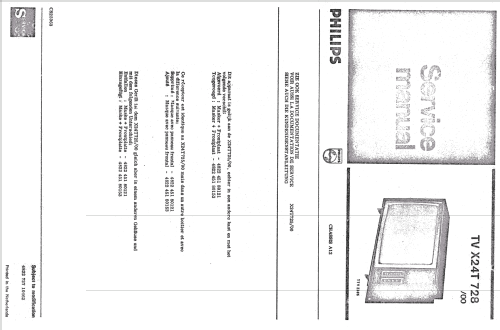 X24T728 /00; Philips; Eindhoven (ID = 1516830) Television