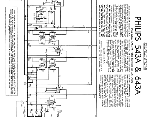 543A; Philips Electrical, (ID = 2287599) Radio