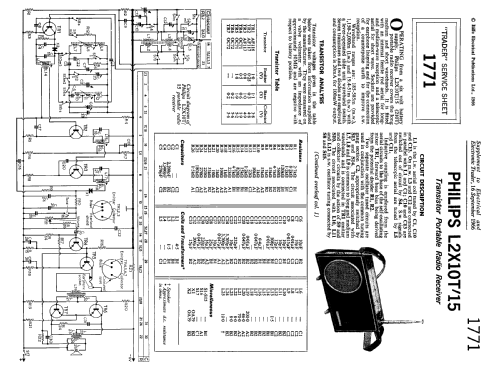 L2X10T/15 ; Philips Electrical, (ID = 2316149) Radio