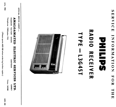 L3G45T; Philips Electrical, (ID = 1967377) Radio