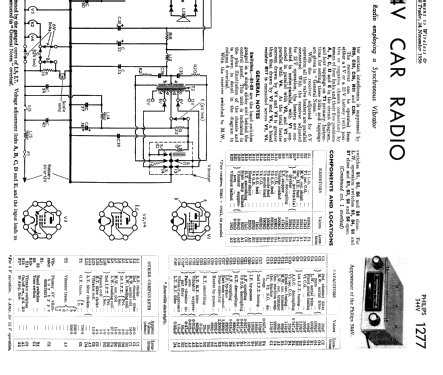 Motoradio 344V; Philips Electrical, (ID = 2286975) Car Radio