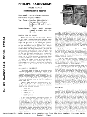 Radioplayer Supergram FZ956; Philips Electrical (ID = 2785622) Radio