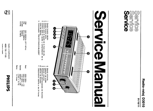 D-3010/01; Philips Ibérica, (ID = 736653) Radio