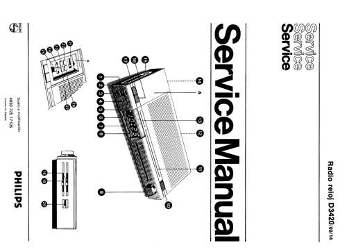 D3420 /00; Philips Ibérica, (ID = 735844) Radio