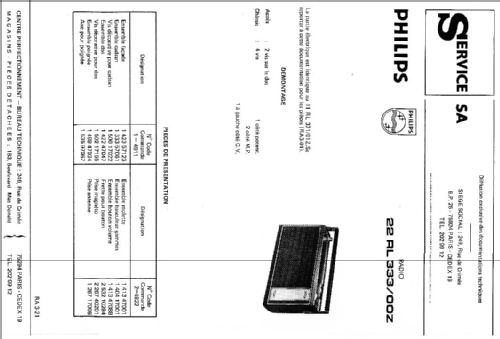 22RL333; Philips France; (ID = 2477093) Radio