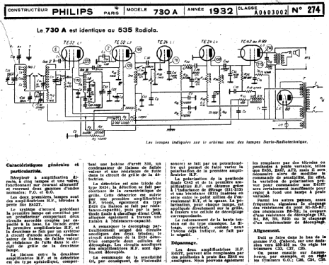 730A; Philips France; (ID = 217831) Radio