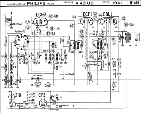 A43UB; Philips France; (ID = 219805) Radio