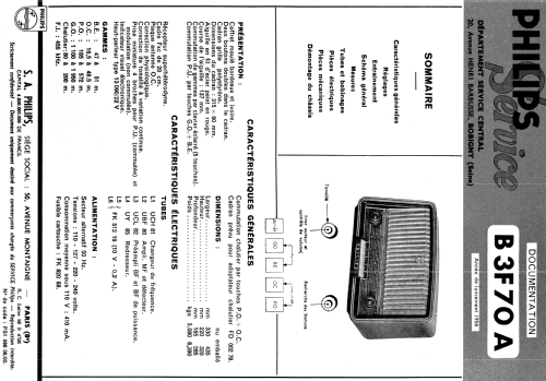 B3F70A; Philips France; (ID = 2015945) Radio