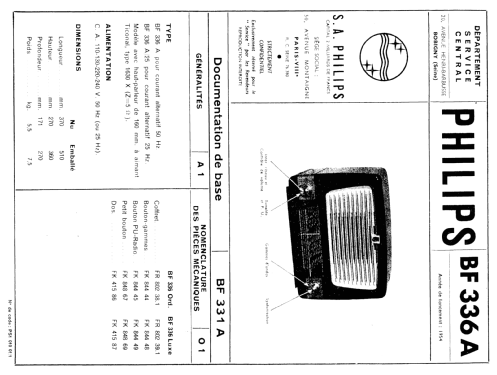 BF336A; Philips France; (ID = 1487665) Radio