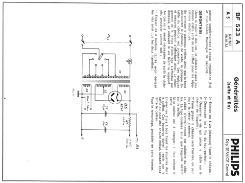 Caravelle BF523A; Philips France; (ID = 169691) Radio