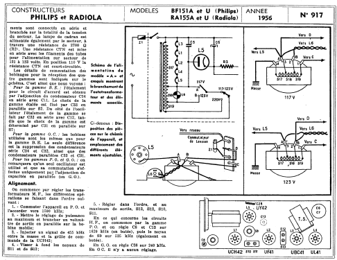 BF151A /01 /02; Philips France; (ID = 98916) Radio